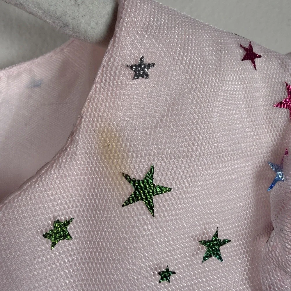 Purple Rose Kids Dress‎ Tutu Star Girl Baby Pink 6-9 Months Sheer Layered Party